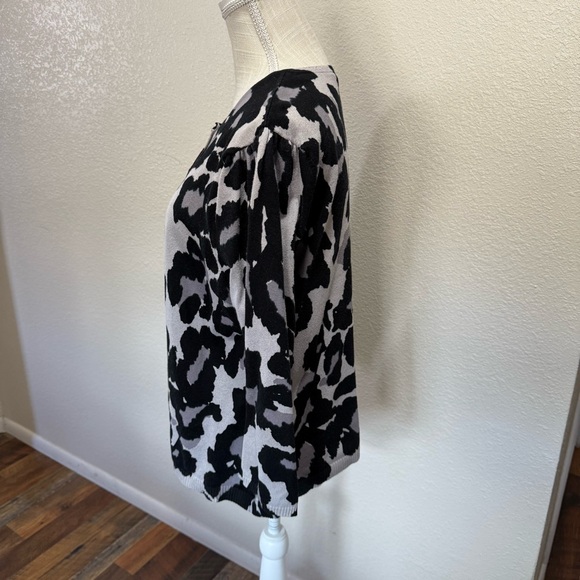 Black and Gray Women's Cardigan by Notations - Size XL - Picture 3 of 16